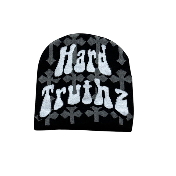 One Sided - Black Beanie